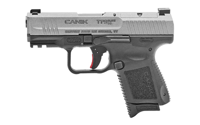 Canik HG5610TN TP9 Elite Subcompact 9mm Luger 3.60" 15+1,12+1 Black Frame with with Optic Cut Tungsten Gray Cerakote Steel Slide, Interchangeable Backstrap Grip & Picatinny Rail