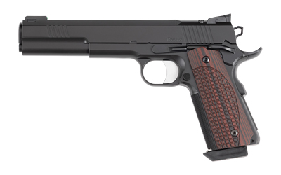 Dan Wesson 01793 Bruin  10mm Auto 8+1 6" Stainless Steel Barrel, Black Nitride Optic Ready/Serrated Steel Slide, Black Duty Stainless Steel Frame w/Beavertail, G10 Grip