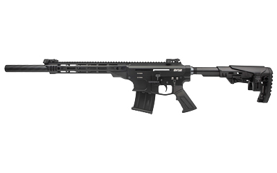 Derya Firearms DY1218US Namlu DY12 12 Gauge Semi-Auto 3" 5+1 18" Black Melotine Threaded Barrel, Black Anodized Aluminum Receiver w/Picatinny Rail, Black Adjustable Polymer Stock & Pistol Grip