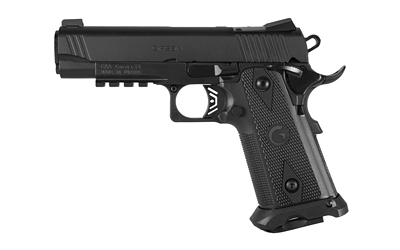 Girsan 395030 Witness2311  9mm Luger 17+1 4.25" Black Steel Barrel, Black Serrated Steel Slide, Black Polymer Frame w/Beavertail & Picatinny Rail, Black Checkered Polymer Grip, Ambidextrous