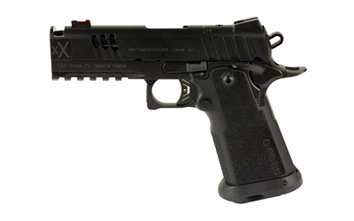 Girsan 395068 Witness2311 CMXX 45 ACP 11+1 4.25" Black Ported w/Integral Compensator Bull Barrel, Black Steel Lightening Cut/Optic Ready/Serrated Slide, Black Polymer Frame w/Beavertail & Picatinny Ra