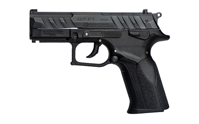 Grand Power 8588005808651 P1 Mk23 9mm Luger 15+1 3.66" 9mm Luger 12+1 3.66" Stainless Rotating Barrel, Black Optic Ready/Serrated Slide, Black Frame w/Accessory Rail, Interchangeable Backstrap, Ambide