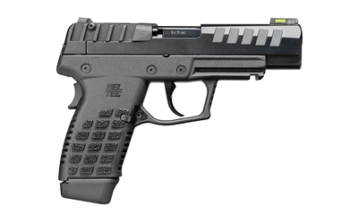 Kel-Tec P15BLK P15  Compact Frame 9mm Luger 15+1 4" Black Steel Barrel, Black Nitride Serrated Steel Slide, Black Polymer Frame w/Picatinny Rail, Black Stippled Grip, Ambidextrous