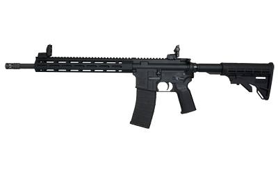 Tippmann Arms A101032 M4 Elite MSR 22 LR 25+1 16" Black Parkerized Threaded Barrel, Matte Black Aluminum Receiver w/Picatinny Rail, M-LOK Handguard, Black Adj CAR15 Polymer Stock, Black Gen2 Grip, Rig