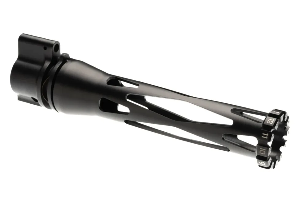 Riflespeed Adjustable Gas Block - .625" Diameter — 5.56mm (.223) Black 5.9" Gas Control