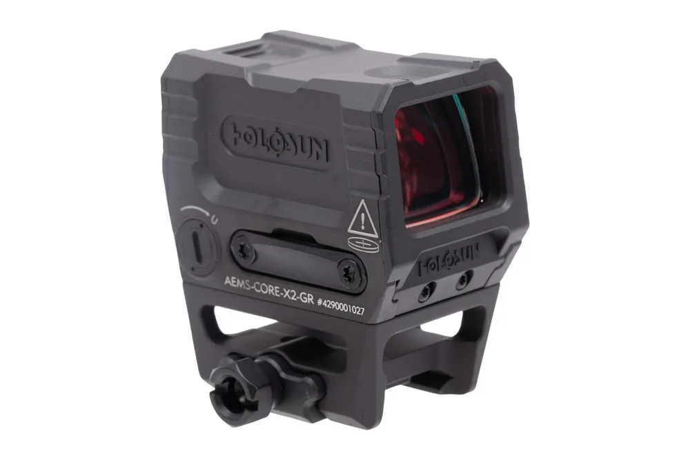 Holosun AEMS Core X2 Red Dot Sight - 2 MOA - Green Reticle