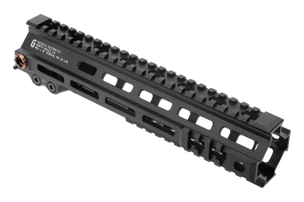 10" Super Modular Rail MK4 Federal M-LOK, Black