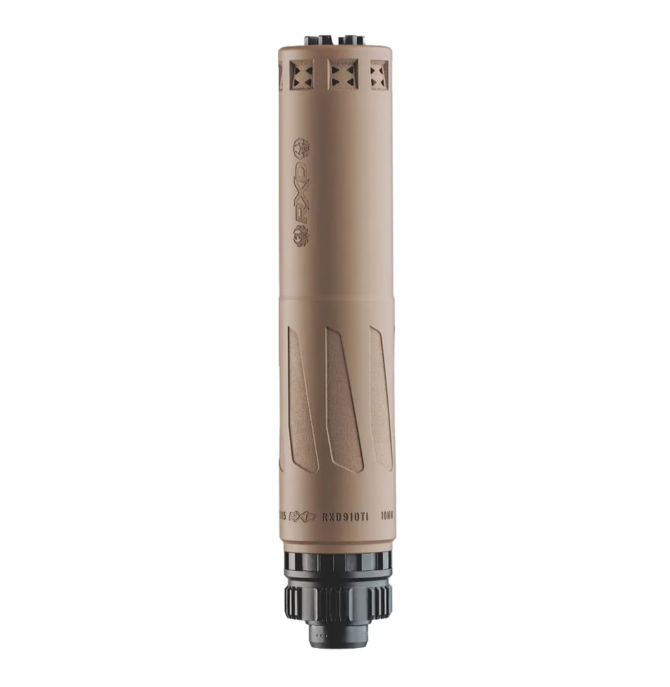 Dead Air RXD910Ti — 1/2x28 Flat Dark Earth