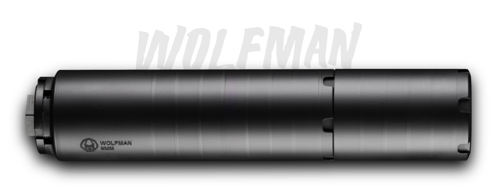 Dead Air Wolfman — 9mm Black