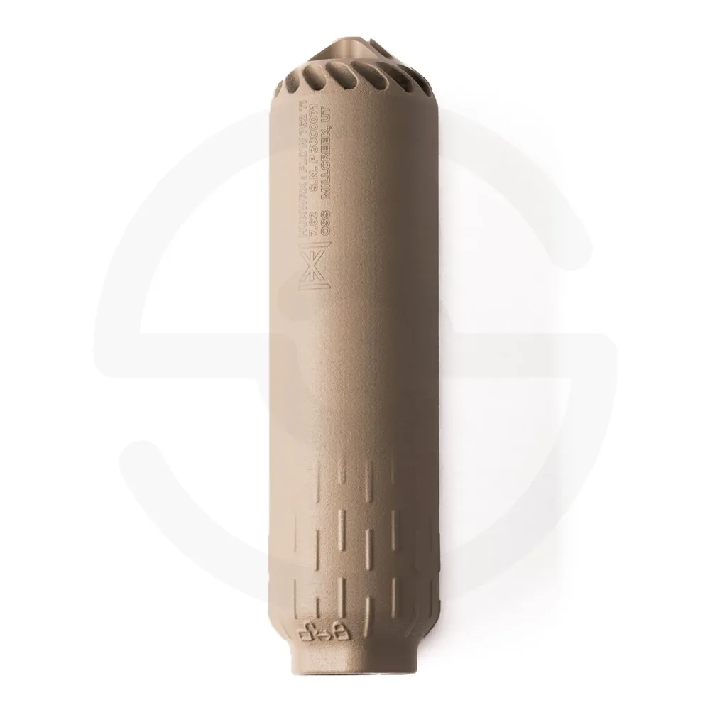 HUXWRX Flow 762 Ti Suppressor — 7.62mm (.308) Flat Dark Earth