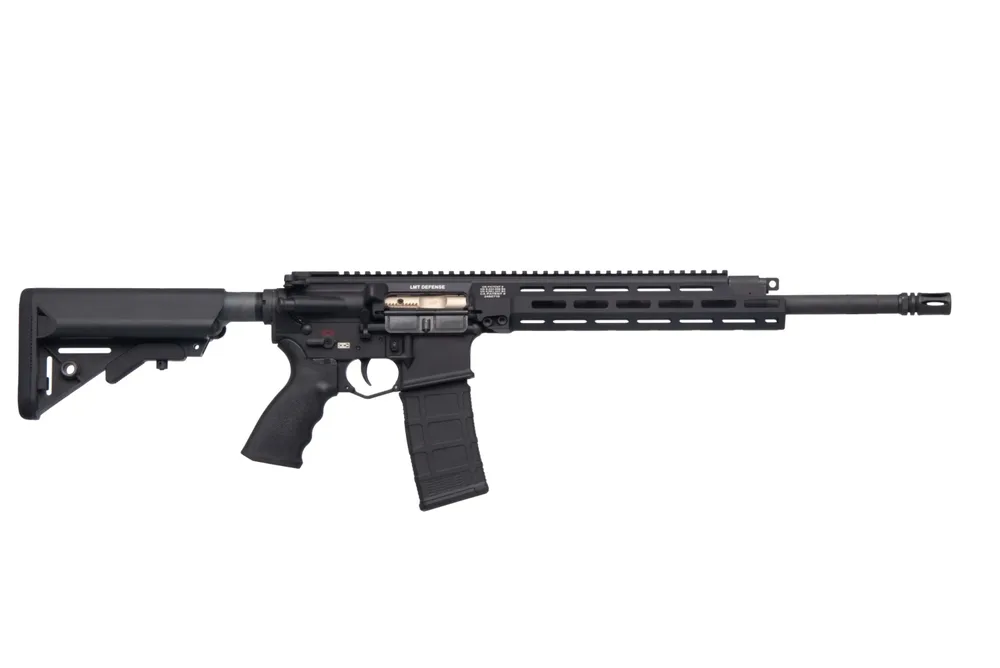 LMT MARS-L 16" Shovelnose 5.56 Piston Rifle — 5.56mm (.223) Direct Thread 1/2x28 Black