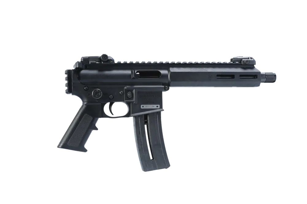 Mountain Bill Gun Lab MBGL-GOAT15-ATOM-1 Goat-15 Atom 22 LR 1 Shot 7.80" Black Oxide Threaded Barrel, Black Polymer Receiver w/Picatinny Rail, M-LOK Handguard, Black Polymer Grip