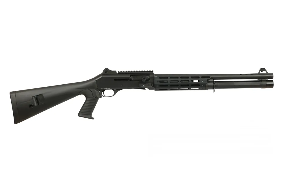 MAC 21000183 Agency Tradesman 1014 12 Gauge Semi-Auto 3" 5+1 18.50" Black Chromate Ported Barrel, Aluminum Receiver w/Picatinny Rail, M-LOK Handguard, Black Fixed w/Pistol Grip Synthetic Stock