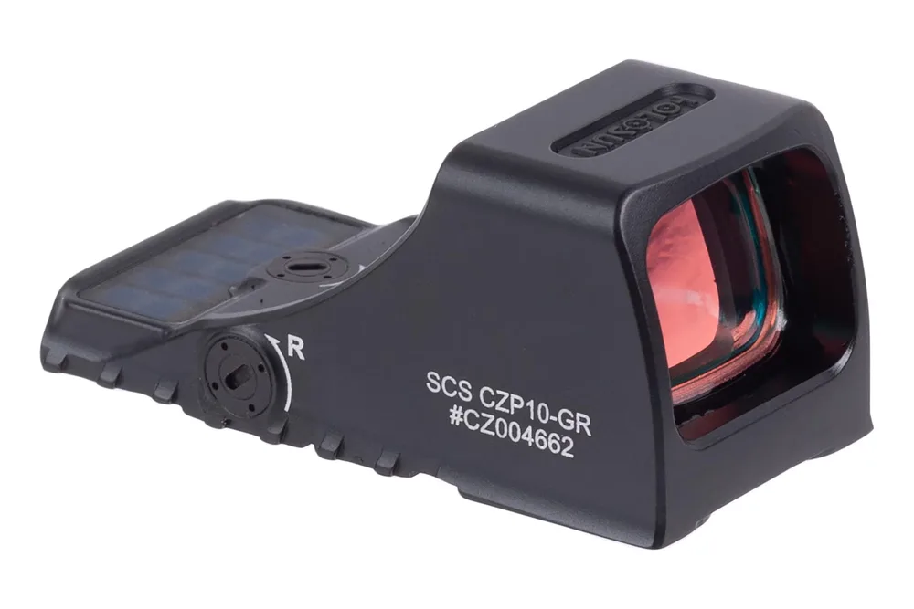 Holosun SCS Enclosed Pistol Red Dot Sight - Multi-Reticle - Green Reticle - Fits CZ P10