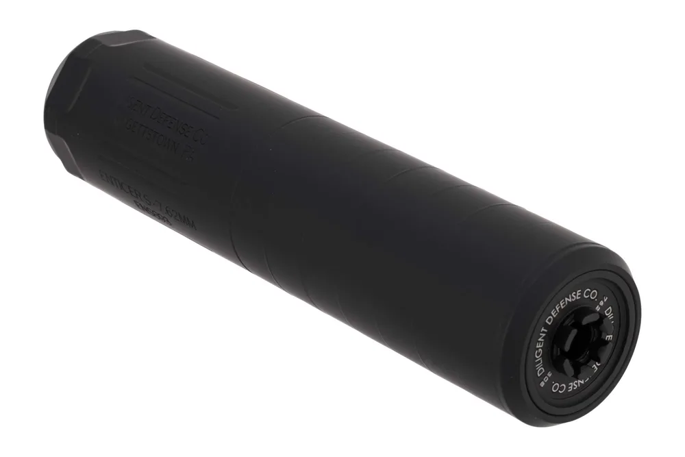 Diligent Defense Enticer S 30 Cal Stainless Suppressor - Graphite Black Cerakote - 6.75"