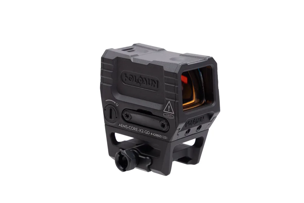 Holosun AEMS Core X2 Red Dot Sight - 2 MOA - Gold Reticle