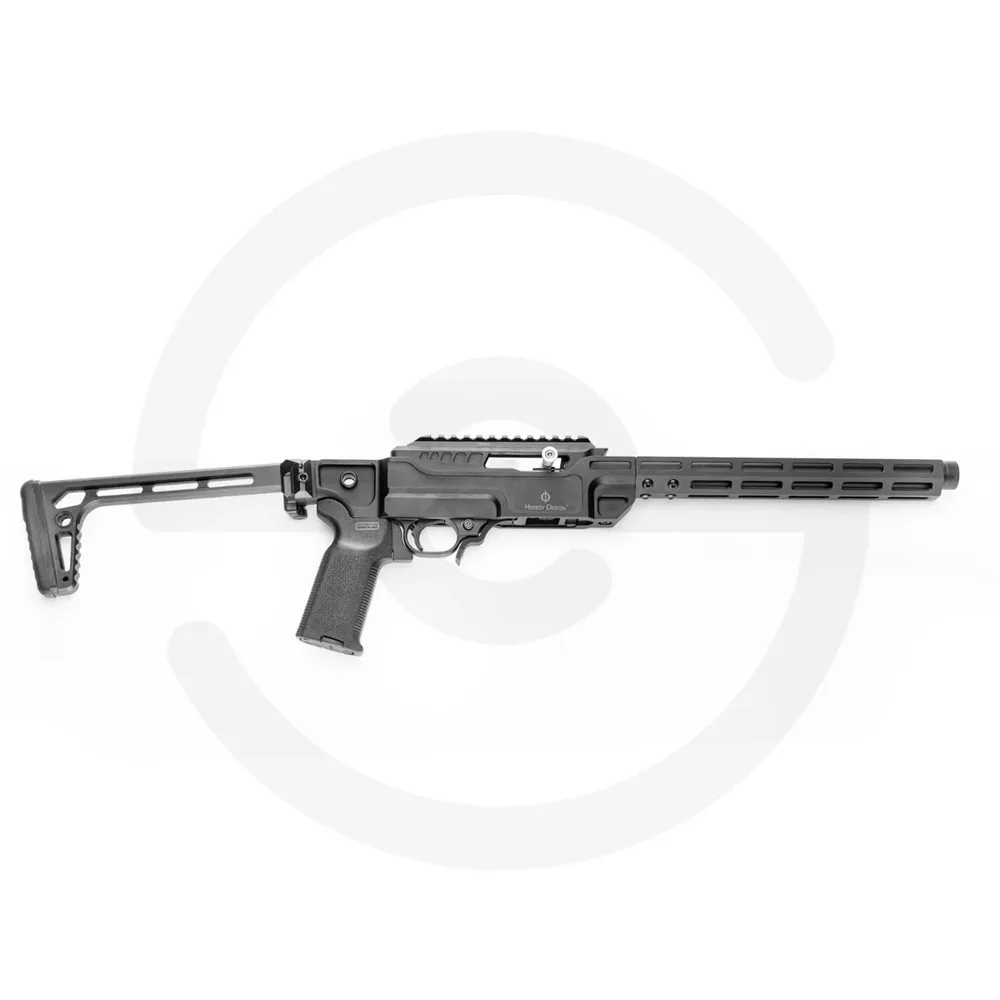 TacSol x Heresy Design X-Ring Gen 2 SBR | Silencer Shop Exclusive — .22 LR Black