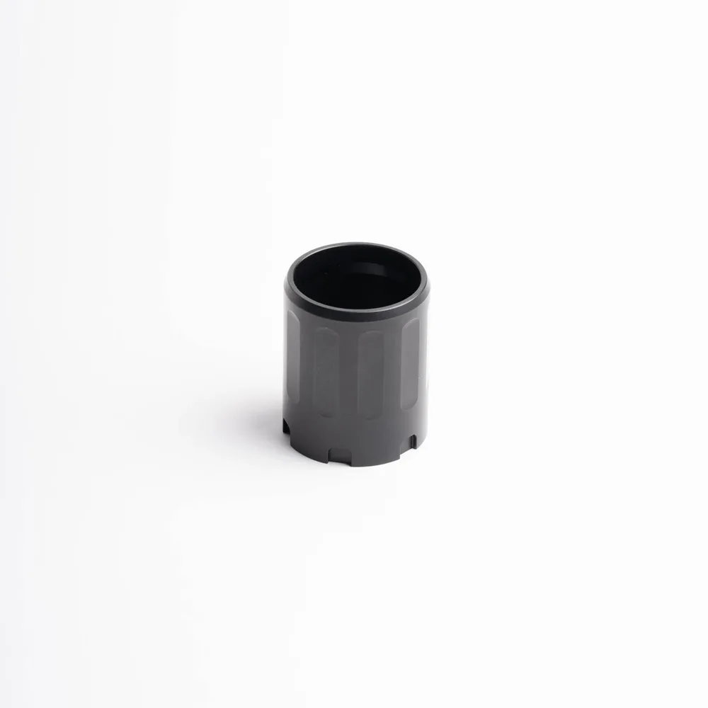 Dead Air Blast Shroud — Black for HUB (1 3/8x24) Adapters