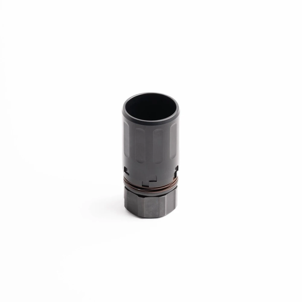 Dead Air Blast Shroud — Black w/ DA456 Xemax Adapter (HUB 1 3/8x24)