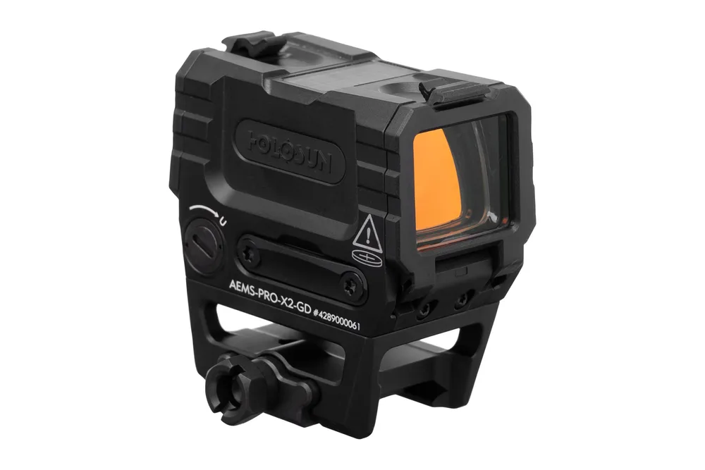 Holosun AEMS PRO X2 Red Dot Sight - Multi-Reticle - Gold Reticle