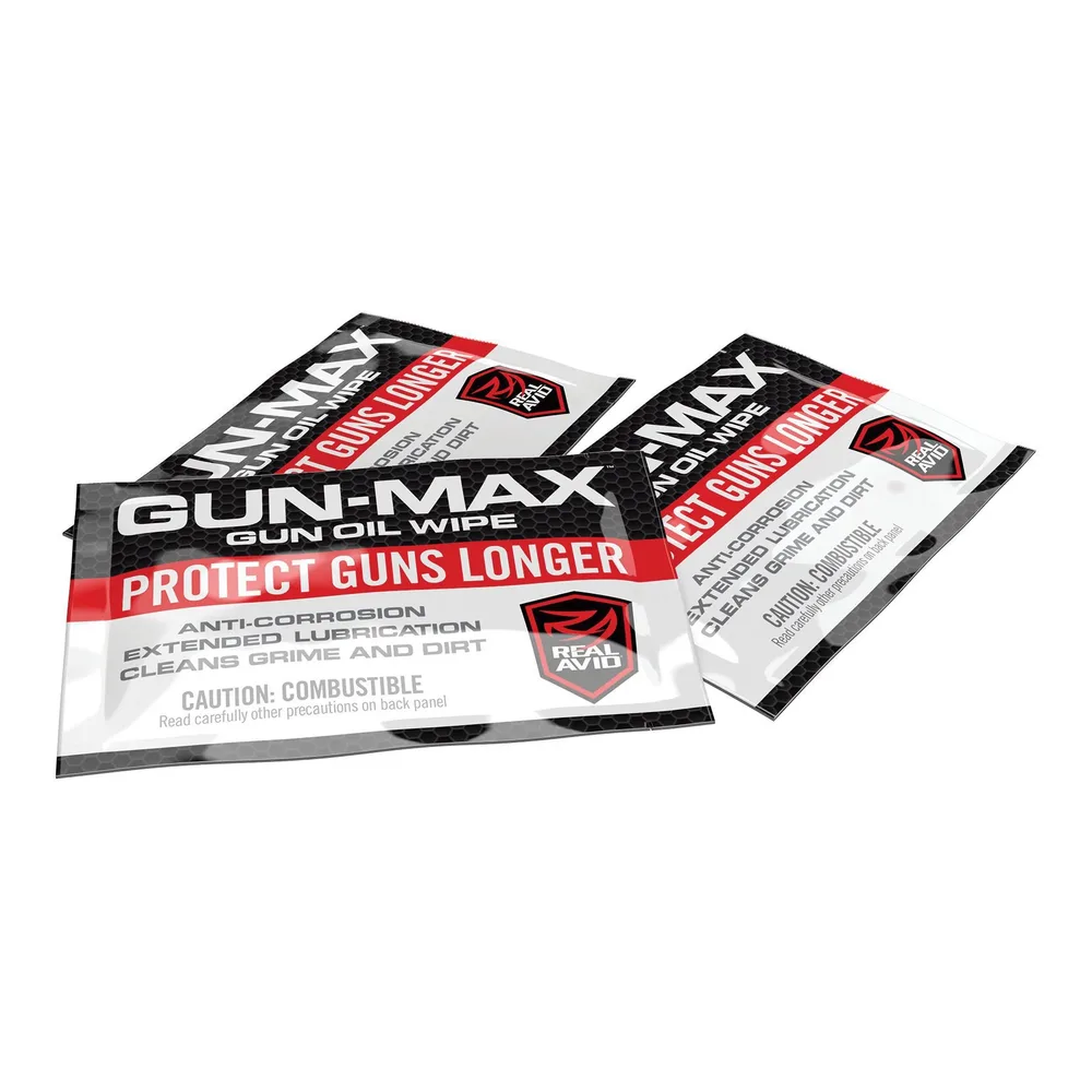 Gun-Max® Gun Oil Wipes - 25 Single Packs